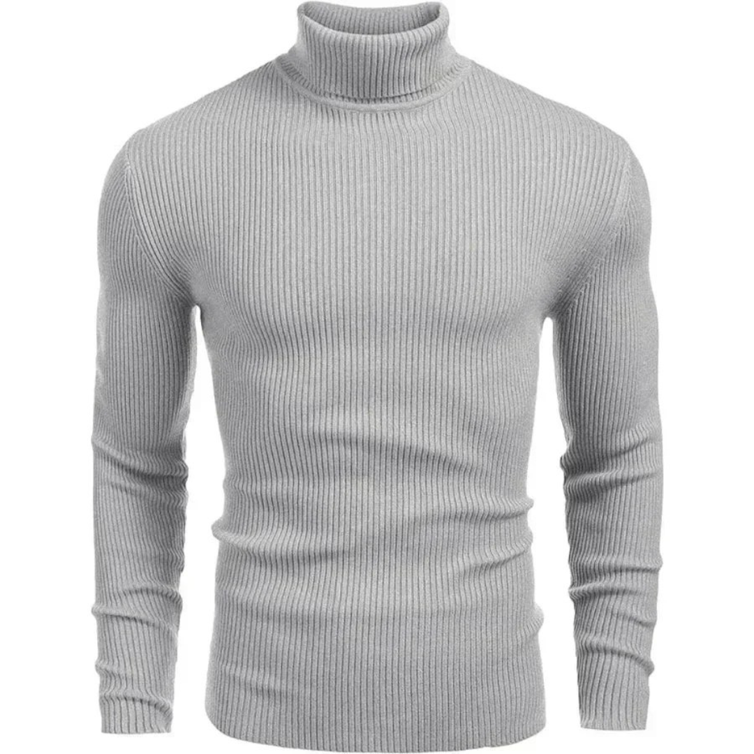 Rollneck Jumper, Classic Knit Sweater